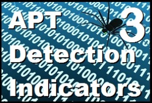 APT Detection Indicators - Part 3